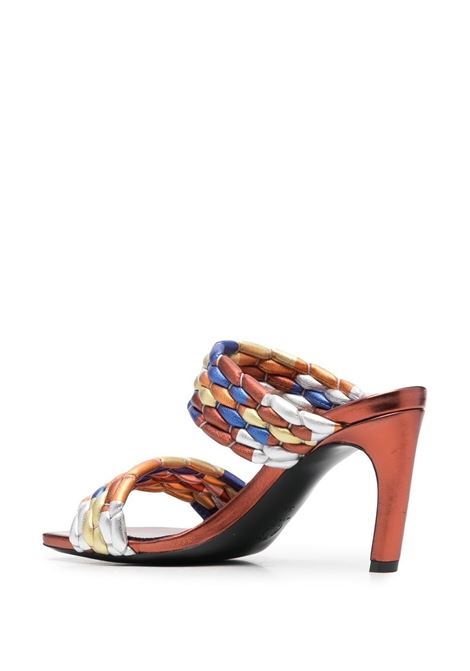 Sandali con cinturini intrecciati in marrone - donna DRIES VAN NOTEN | WS231609701